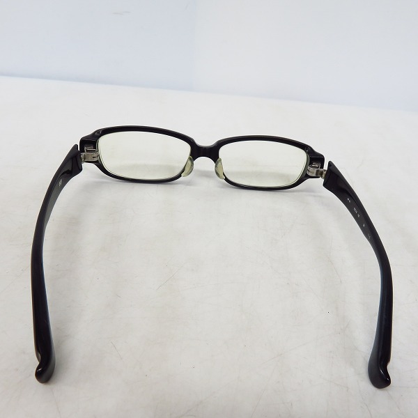 実際に弊社で買取させて頂いた999.9/フォーナインズ スクエア型 度入り 眼鏡/メガネフレーム NP-81の画像 3枚目