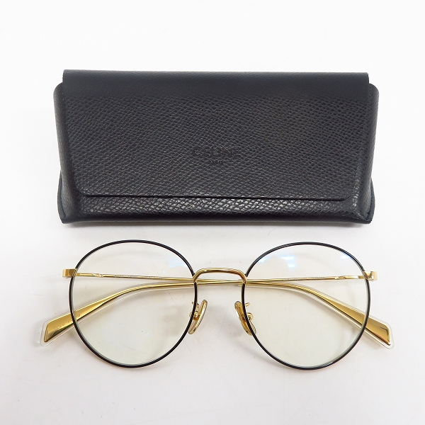 実際に弊社で買取させて頂いたCELINE/セリーヌ ボストン 眼鏡/メタルフレームの画像 8枚目