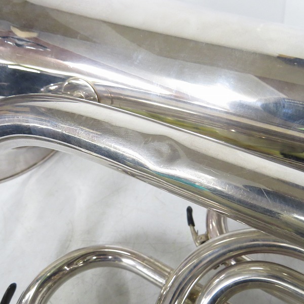 実際に弊社で買取させて頂いた★【ジャンク】kanstul/カンスタル custom class マーチング ユーフォニアム シルバー の画像 6枚目