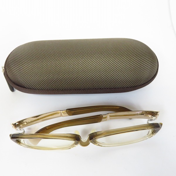 実際に弊社で買取させて頂いた999.9/フォーナインズ フルリム チタン グラデーション 眼鏡/メガネフレーム NPM-04の画像 9枚目