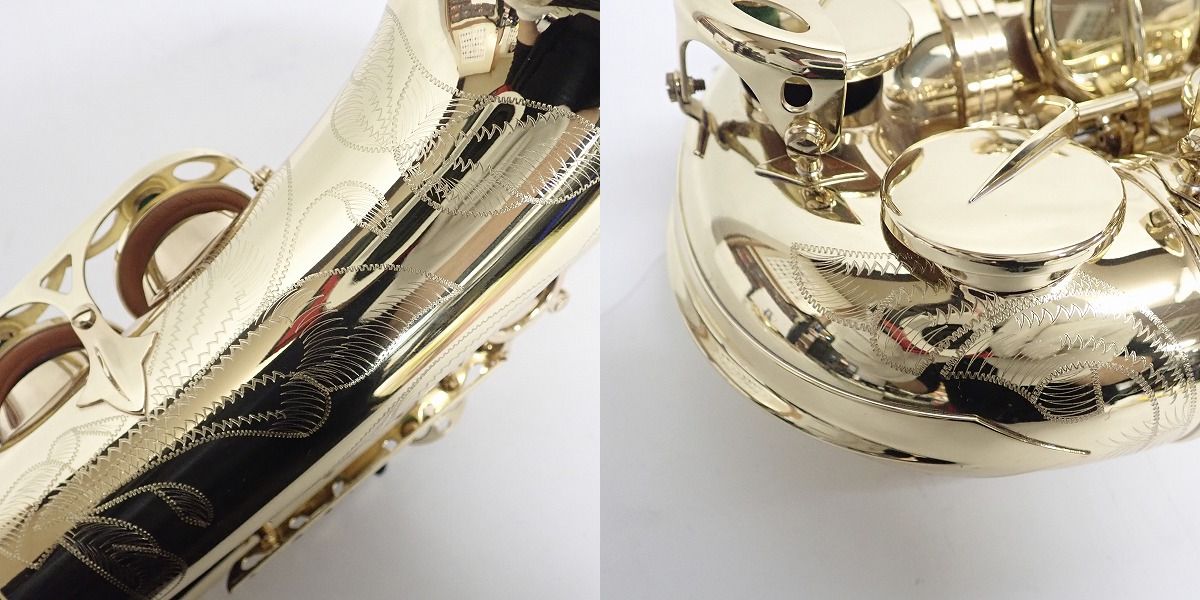 実際に弊社で買取させて頂いた★H.SELMER/セルマー SUPER ACTION 80/スーパーアクション 80 SERIESII アルトサックス ハードケース付の画像 4枚目