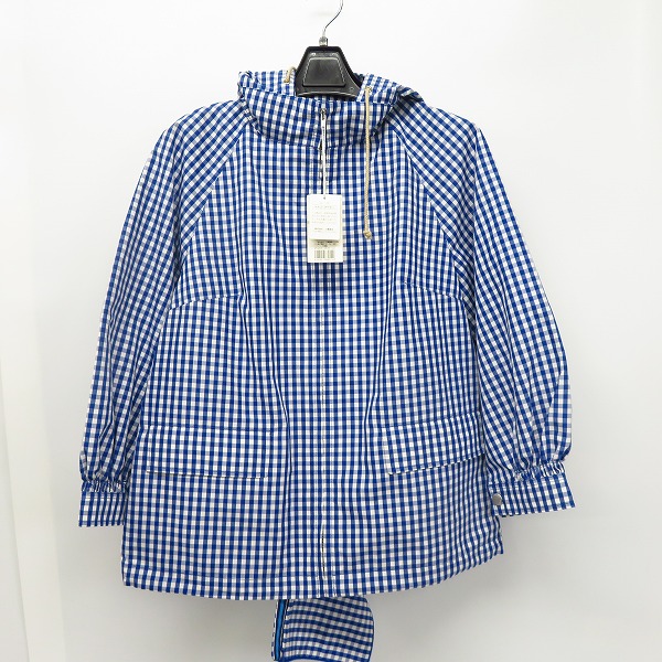 実際に弊社で買取させて頂いた【未使用】MACKINTOSH PHILOSOPHY/マッキントッシュ レディース チェック フード ジップアップジャケット/38