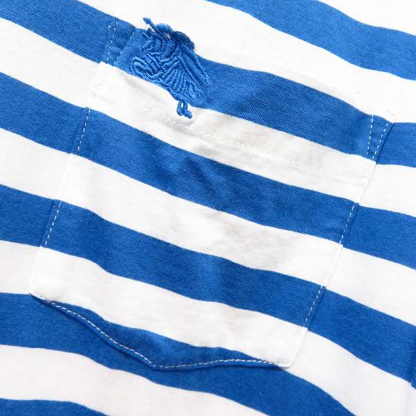 実際に弊社で買取させて頂いたBURBERRY/バーバリー  ボーダー Tシャツ/カットソー Lの画像 3枚目