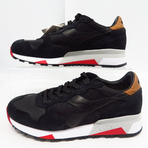 実際に弊社で買取させて頂いた【未使用】DIADORA/ディアドラ HERITAGE/ヘリテージ TRIDENT 90 NYL スニーカー ブラック8.5の画像 3枚目