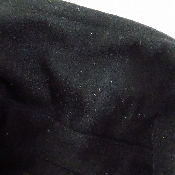実際に弊社で買取させて頂いたAMERICAN RAG CIE/アメリカンラグシー メルトン Pコート/ピーコート ブラック/黒 Size：1の画像 4枚目
