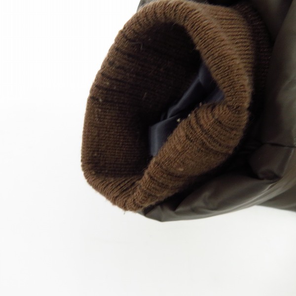 実際に弊社で買取させて頂いたFACTOTUM/ファクトタム ダウンジャケット ラクーンファー 0126612/48の画像 6枚目