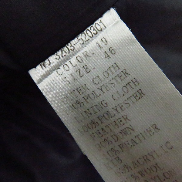 実際に弊社で買取させて頂いたDRESSCAMP/ドレスキャンプ 総柄ダウンジャケット/46の画像 3枚目