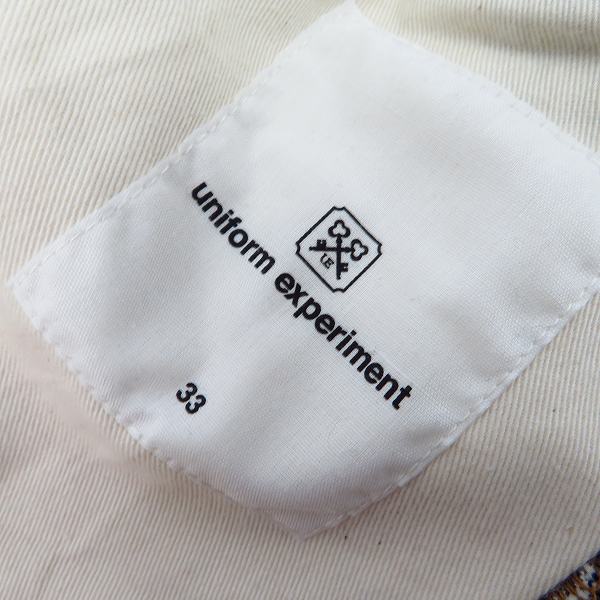 実際に弊社で買取させて頂いたuniform experiment/ユニフォームエクスペリメント デニムパンツ UE-000004/33の画像 5枚目