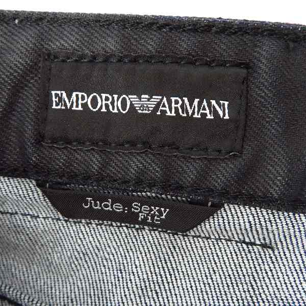 実際に弊社で買取させて頂いたEMPORIO ARMANI/エンポリオアルマーニ Jude:Sexy Fit コーティングパンツ Size：32の画像 3枚目