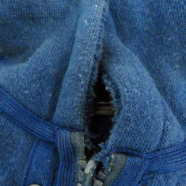 実際に弊社で買取させて頂いたBackChannel/バックチャンネル ロゴ刺繍 パイル地 リバーシブル ジップアップ パーカー/フーディー/Lの画像 6枚目