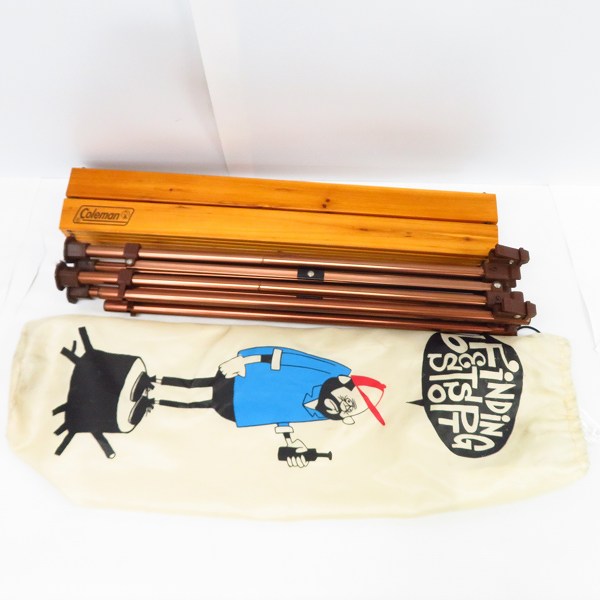 COLEMAN コールマン BEAMS ビームス ウッドロールテーブル アウトドア