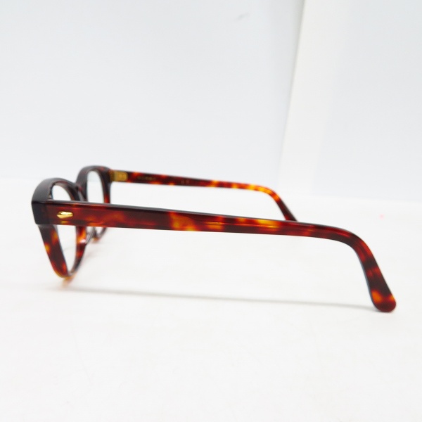 実際に弊社で買取させて頂いた白山眼鏡店/ハクサンガンキョウテン 1975 デミ柄 眼鏡/メガネフレームの画像 2枚目