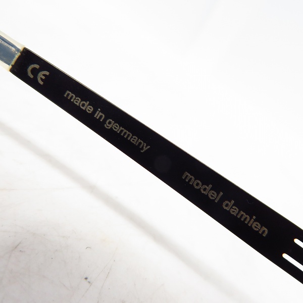 実際に弊社で買取させて頂いたic! berlin/アイシーベルリン damien メガネ/眼鏡/アイウェア 度入りの画像 5枚目