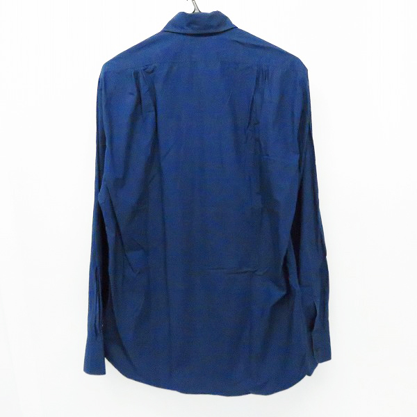 実際に弊社で買取させて頂いたDries Van Noten/ドリスヴァンノッテン 長袖シャツ/ネイビー/50の画像 1枚目