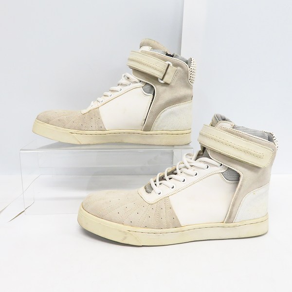 実際に弊社で買取させて頂いたFACTOTUM/ファクトタム サイドジップ/ベルクロ レースアップ ハイカットスニーカー 28の画像 3枚目