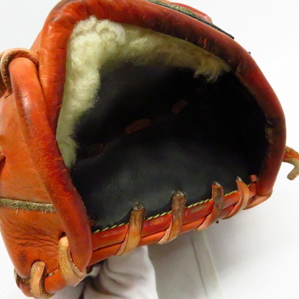 実際に弊社で買取させて頂いたadidas/アディダス Professional 521930 B1721 硬式/投手用 ピッチャー 野球 グローブ の画像 5枚目