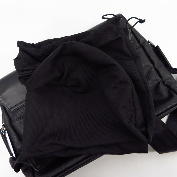 実際に弊社で買取させて頂いたdunhill/ダンヒル メッセンジャーバック ブラック L3K265Aの画像 9枚目