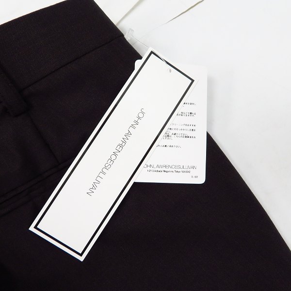 実際に弊社で買取させて頂いたJOHN LAWRENCE SULLIVAN/ジョンローレンスサリバン 2019SS STUDIOUS別注 トラウザーパンツ 2A025-0119-57 Size：44の画像 6枚目