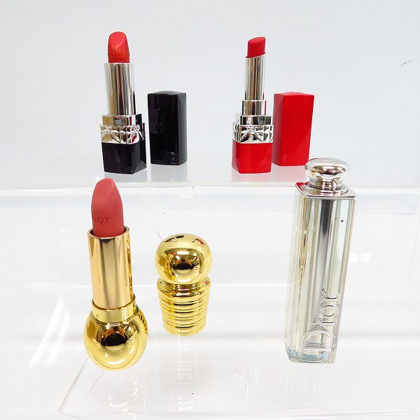 実際に弊社で買取させて頂いたChristian Dior/クリスチャンディオール ウルトラルージュ/アディクト リップスティック等 4点セット