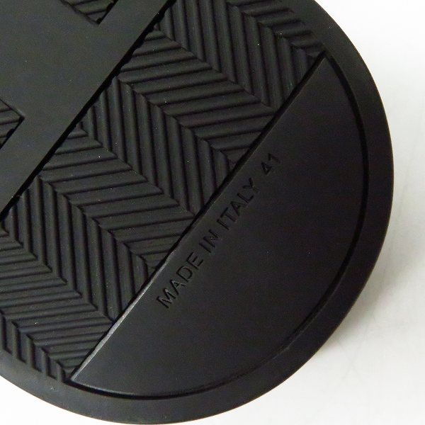 実際に弊社で買取させて頂いたJIMMY CHOO/ジミーチュウ スターエンボス シャワーサンダル ブラック/41の画像 5枚目