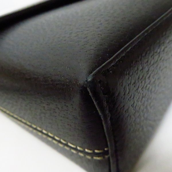 実際に弊社で買取させて頂いたBURBERRY/バーバリー レザー セカンドバッグ/ハンドバッグの画像 6枚目