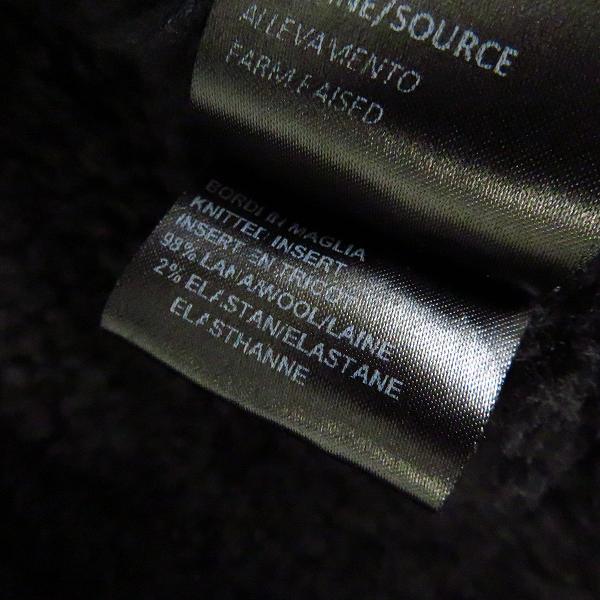 実際に弊社で買取させて頂いたNeil Barrett/ニールバレット SlLIM FIT/スリムフィット ジップアップ ムートンジャケット Size：XSの画像 4枚目