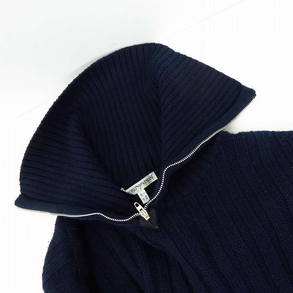 実際に弊社で買取させて頂いたEMPORIO ARMANI/エンポリオアルマーニ ウール プルオーバー ニット 48の画像 4枚目