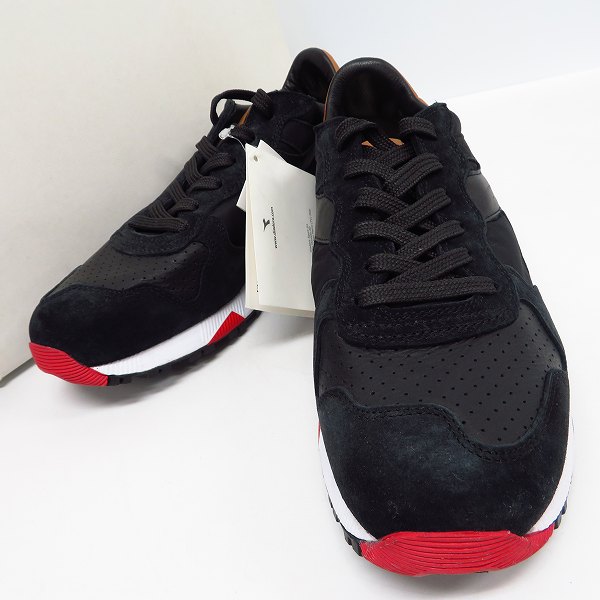 実際に弊社で買取させて頂いた【未使用】DIADORA/ディアドラ HERITAGE/ヘリテージ TRIDENT 90 NYL スニーカー ブラック8.5