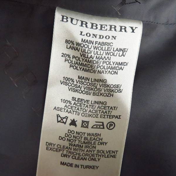 実際に弊社で買取させて頂いたBURBERRY LONDON/バーバリーロンドン トレンチコート/48の画像 4枚目