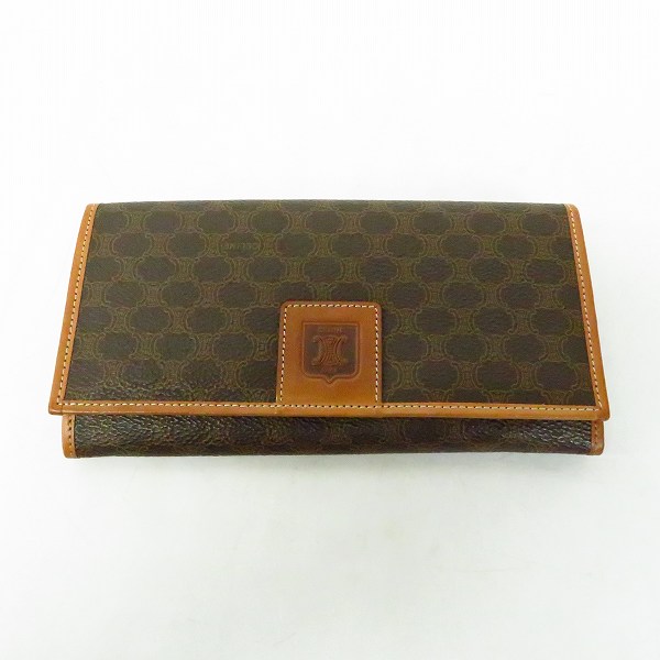 実際に弊社で買取させて頂いたCELINE/セリーヌ マカダム 二つ折り ロングウォレット