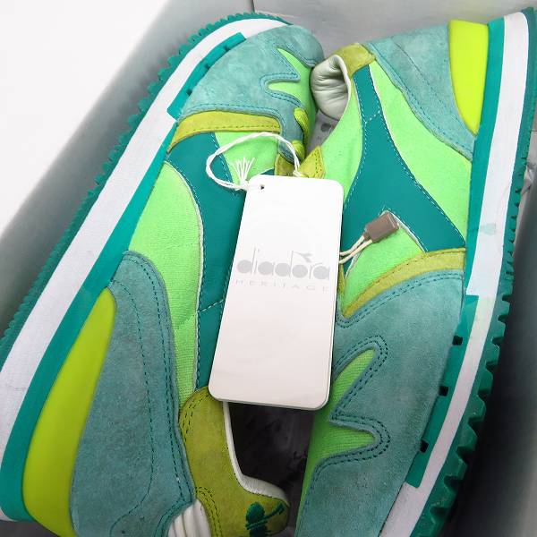 実際に弊社で買取させて頂いた【未使用】DIADORA HERITAGE/ディアドラヘリテージ EXODUS C SW/ローカット スニーカー 26.5 の画像 7枚目