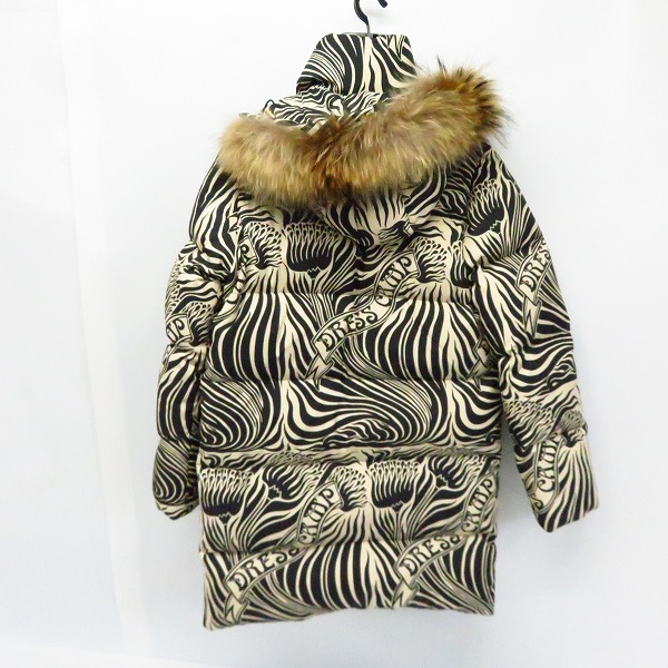 実際に弊社で買取させて頂いたDRESSCAMP/ドレスキャンプ 総柄ダウンジャケット/38の画像 1枚目