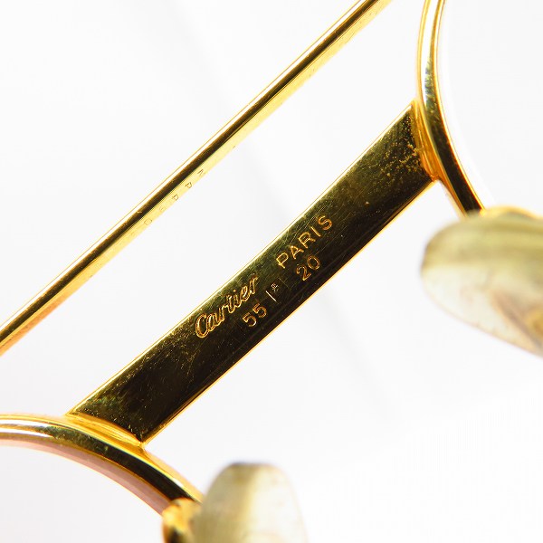 実際に弊社で買取させて頂いたCartier/カルティエ 眼鏡/メガネフレーム の画像 5枚目