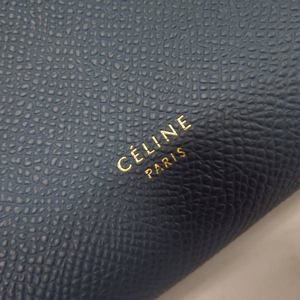 実際に弊社で買取させて頂いたCELINE/セリーヌ ベルトバッグ ナノ グレインドカーフスキン 2Way ハンドバッグ/ショルダーバッグの画像 3枚目
