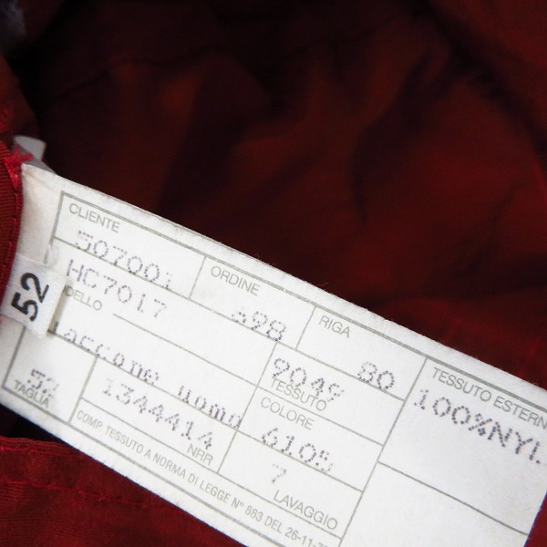 実際に弊社で買取させて頂いたGIORGIO ARMANI/ジョルジオアルマーニ フード付き ナイロンジャケット Size：52の画像 3枚目