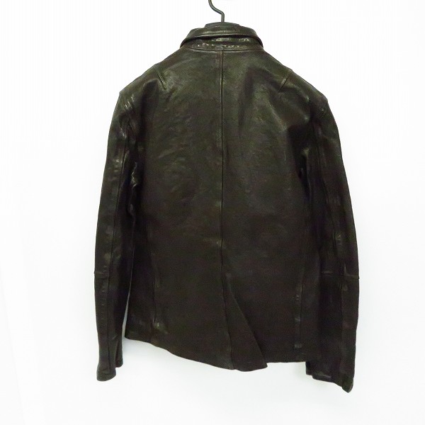 実際に弊社で買取させて頂いたBACKLASH/バックラッシュ ITALY SHOULDER/イタリアンショルダー “GARMENT-DYED” ZIPPER JACKET 1254-22/Ｌの画像 1枚目