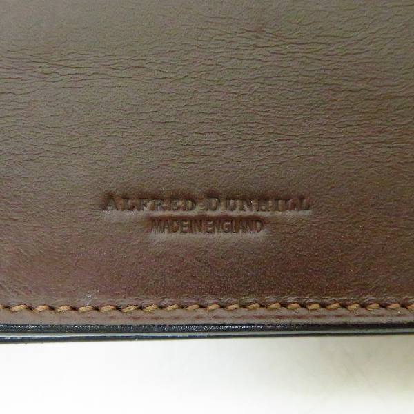 実際に弊社で買取させて頂いたdunhill/ダンヒル 名刺入れ/カードケース ブラウンの画像 4枚目
