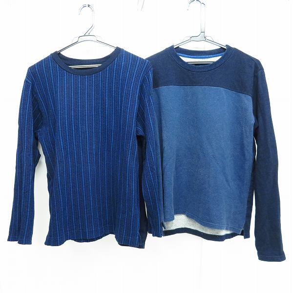 実際に弊社で買取させて頂いたBLUE BLUE/ブルーブルー ARIGATO  長袖カットソー２点セット/1