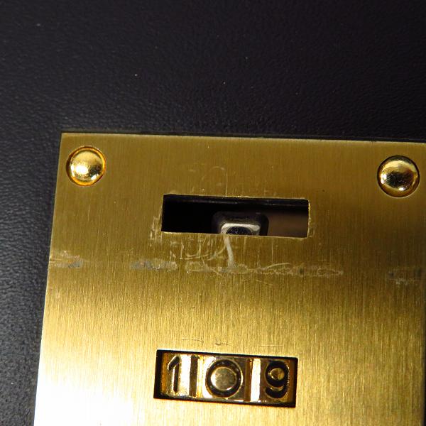 実際に弊社で買取させて頂いたdunhill/ダンヒル レザー クラッチバッグ/セカンドバッグ ブラック/黒の画像 5枚目