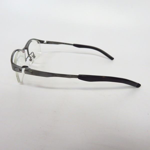 実際に弊社で買取させて頂いた999.9/フォーナインズ メタルブロウ ハーフリム メガネフレーム S-841Tの画像 2枚目