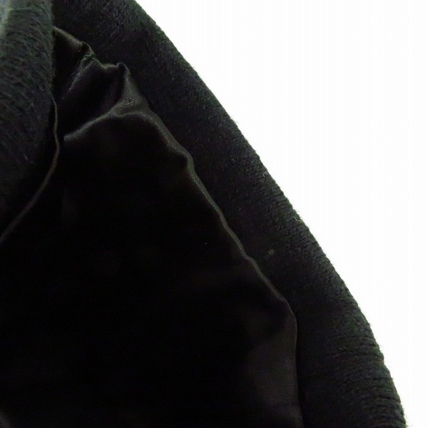 実際に弊社で買取させて頂いたEMPORIO ARMANI/エンポリオアルマーニ ラナウール ジャケット ブラック/50の画像 7枚目