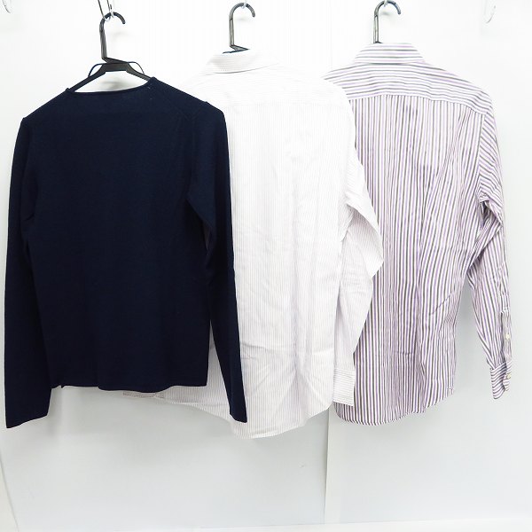 実際に弊社で買取させて頂いたPaul Smith/EMPORIO ARMANI/ポールスミス/アルマーニ シャツ/ニット 3点セットの画像 1枚目
