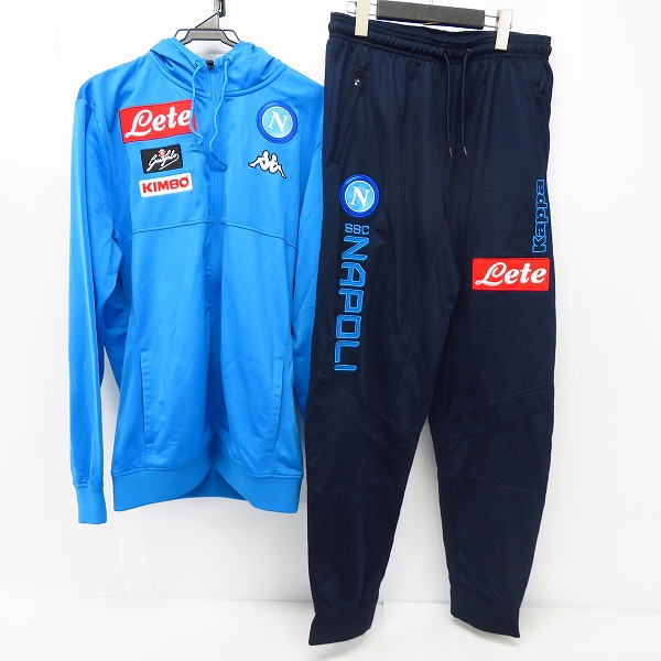 実際に弊社で買取させて頂いたKappa/カッパ SSC NAPOLI 17/18 フーデットセットアップ XL