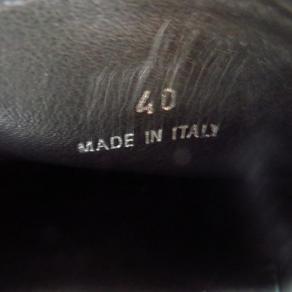 実際に弊社で買取させて頂いたJIMMY CHOO/ジミーチュウ GROVE PUT スタースタッズ パンチングレザー スリッポン/40の画像 5枚目