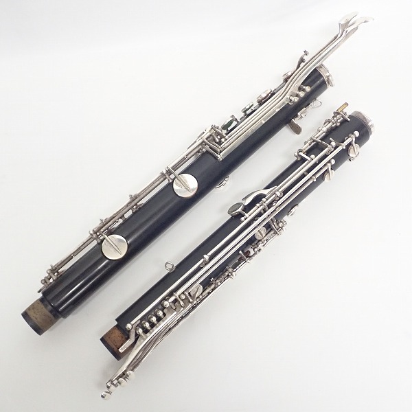 実際に弊社で買取させて頂いた★【型番不明】H.SELMER/セルマー バスクラリネット ハードケース付 の画像 3枚目
