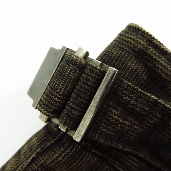 実際に弊社で買取させて頂いたHUGO BOSS/ヒューゴボス STOKERS ZIPフライ パンツ ブラウン系 Size：44の画像 8枚目