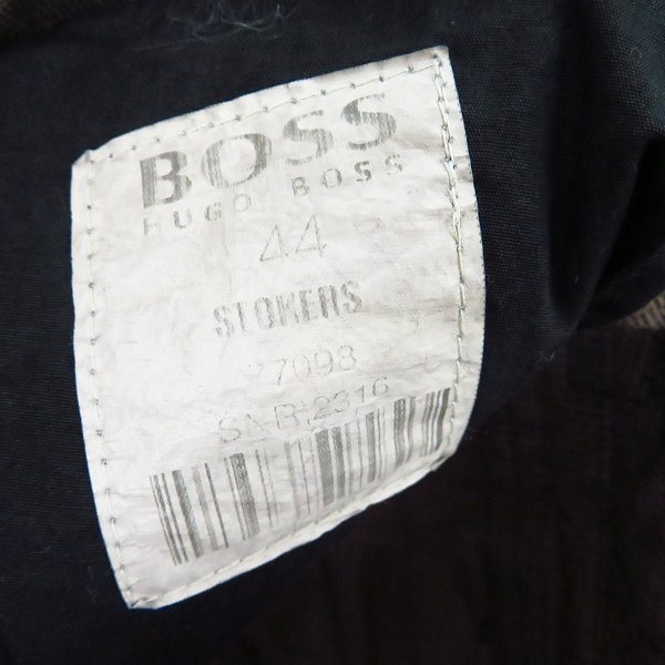 実際に弊社で買取させて頂いたHUGO BOSS/ヒューゴボス STOKERS ZIPフライ パンツ ブラウン系 Size：44の画像 4枚目