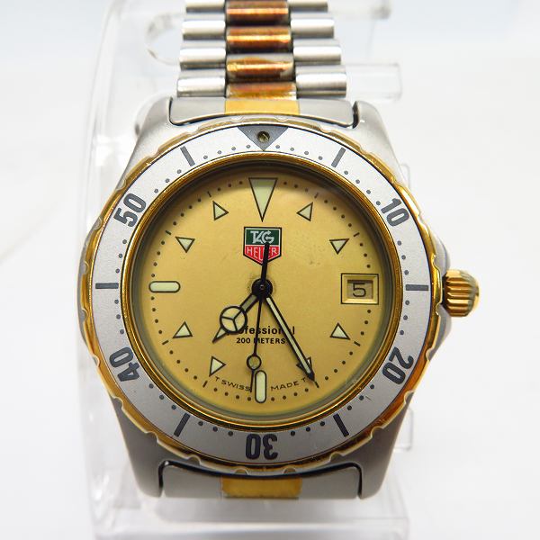 実際に弊社で買取させて頂いたTAG HEUER/タグホイヤー プロフェッショナル 2000 974.006【動作未確認】