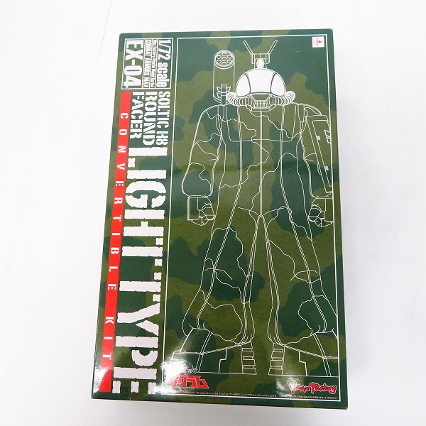 実際に弊社で買取させて頂いた【未組立】Max Factory 1/72 太陽の牙 ダグラム ソルティック HB ラウンドフェイサー 軽量型 コンバーチブルキット