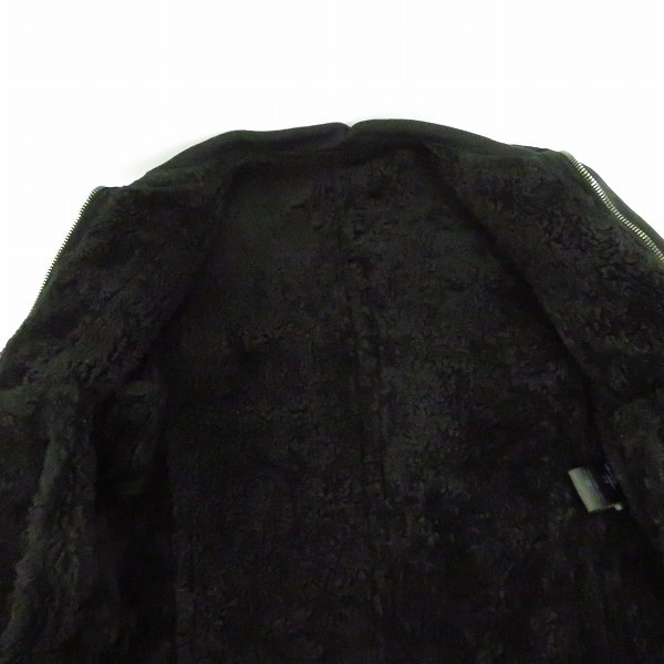 実際に弊社で買取させて頂いたNeil Barrett/ニールバレット SlLIM FIT/スリムフィット ジップアップ ムートンジャケット Size：XSの画像 7枚目